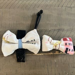 2 Small Dog Charleston Bow Ties